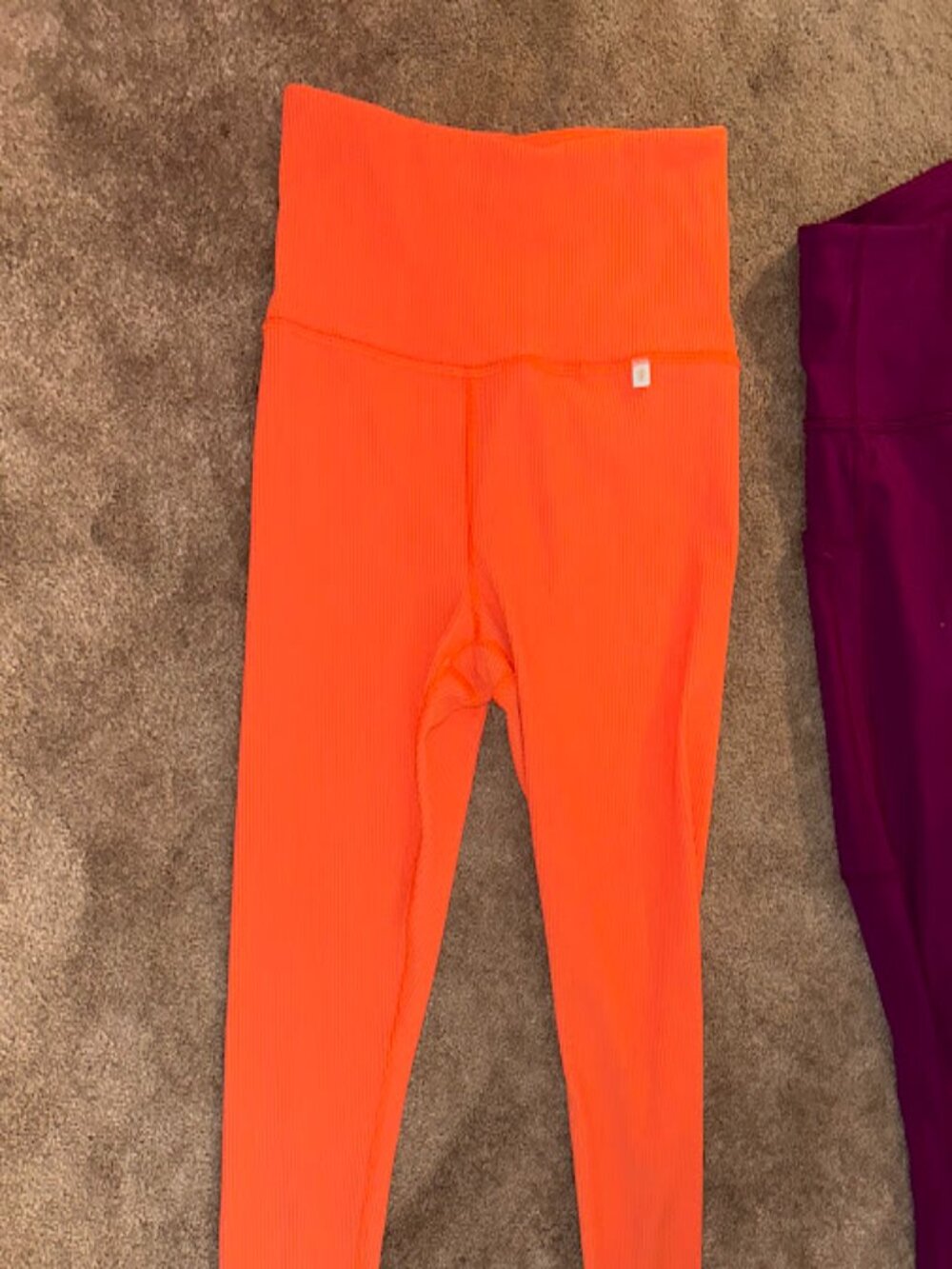 Athleta x Alicia Keys Keys Elation Rib Tight Small Jewel Orange